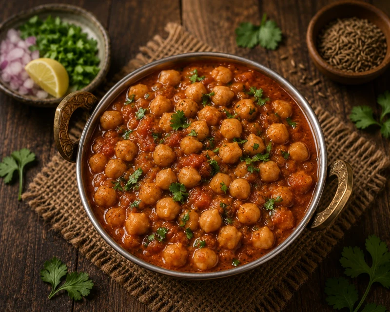 Channa masala chickpea curry at Masala Killiney