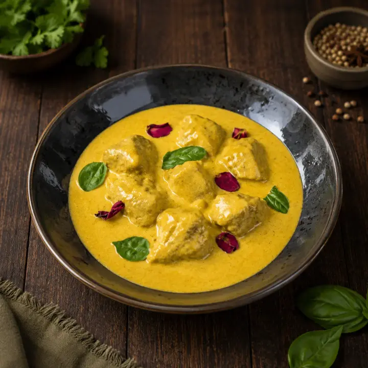 Lamb korma with creamy sauce at Masala Killiney